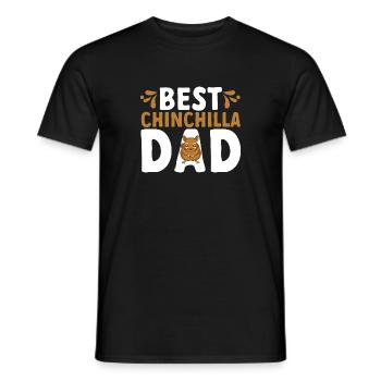 Chinchilla - T-shirt homme - noir - Devant - AI Model Male 178 light (178cm)