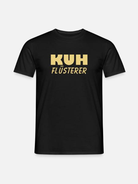 kuh flüsterer - Männer T-Shirt - Schwarz