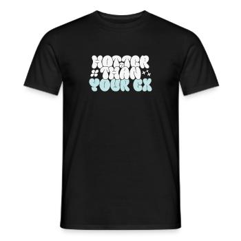 Hotter than your Ex - Men's T-Shirt - black - Front - AI Model Male 178 light (178cm)