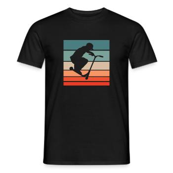 Scooter Stunt Scooter Roller - T-shirt homme - noir - Devant - AI Model Male 178 light (178cm)