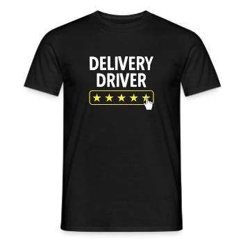 Supplier Package Delivery - Men's T-Shirt - black - Front - AI Model Male 178 light (178cm)