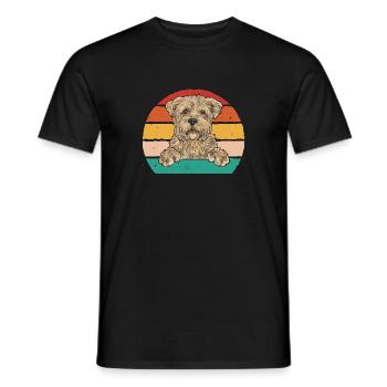 Cairn Terrier Chien - T-shirt homme - noir - Devant - AI Model Male 178 light (178cm)