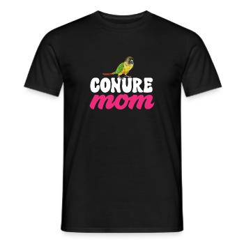 Molinasittich Papagei Vogel Sittich - Männer T-Shirt - Schwarz - Vorne - AI Model Male 178 light (178cm)