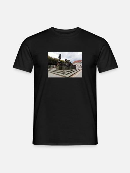 Klagenfurter Lindwurm - Männer T-Shirt - Schwarz