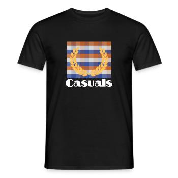 Casuals Fußball Ultras Fans Mode - Männer T-Shirt - Schwarz - Vorne - AI Model Male 178 light (178cm)