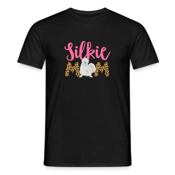 Seidenhuhn Poulet soyeux - T-shirt homme - noir - Devant - AI Model Male 178 light (178cm)