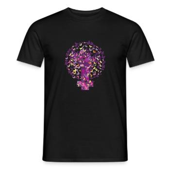 Symbole fem soutien Féminisme soutenu le féminisme - T-shirt homme - noir - Devant - AI Model Male 178 light (178cm)