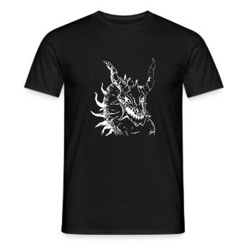 épique dragon - T-shirt homme - noir - Devant - AI Model Male 178 light (178cm)