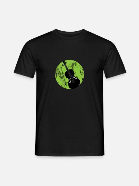 Ich liebe meine Geige und Violine Shirt Geschenk - Männer T-Shirt - Schwarz