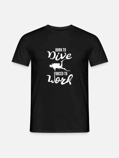 Diving - Diver - Scuba Diving - Work - Men's T-Shirt - black