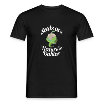 Nature Earth Climate Trees Life Tree Mother Earth Live - Men's T-Shirt - black - Front - AI Model Male 178 light (178cm)