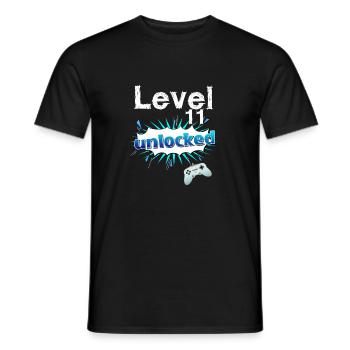 11th birthday - Men's T-Shirt - black - Front - AI Model Male 178 light (178cm)