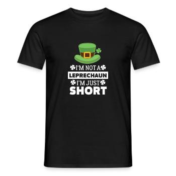 Cool, ich bin kein Kobold, ich bin nur kurz T-Shirt - Männer T-Shirt - Schwarz - Vorne - AI Model Male 178 light (178cm)