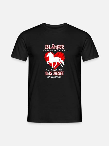 Isländer Icelandic Horse Isi Island Pferd Pony - Mænd T-shirt - sort