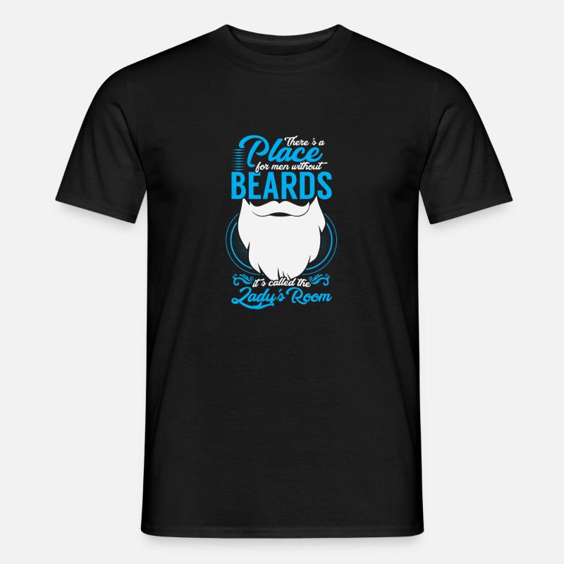 Men Without Beards - Men's T-shirt - black