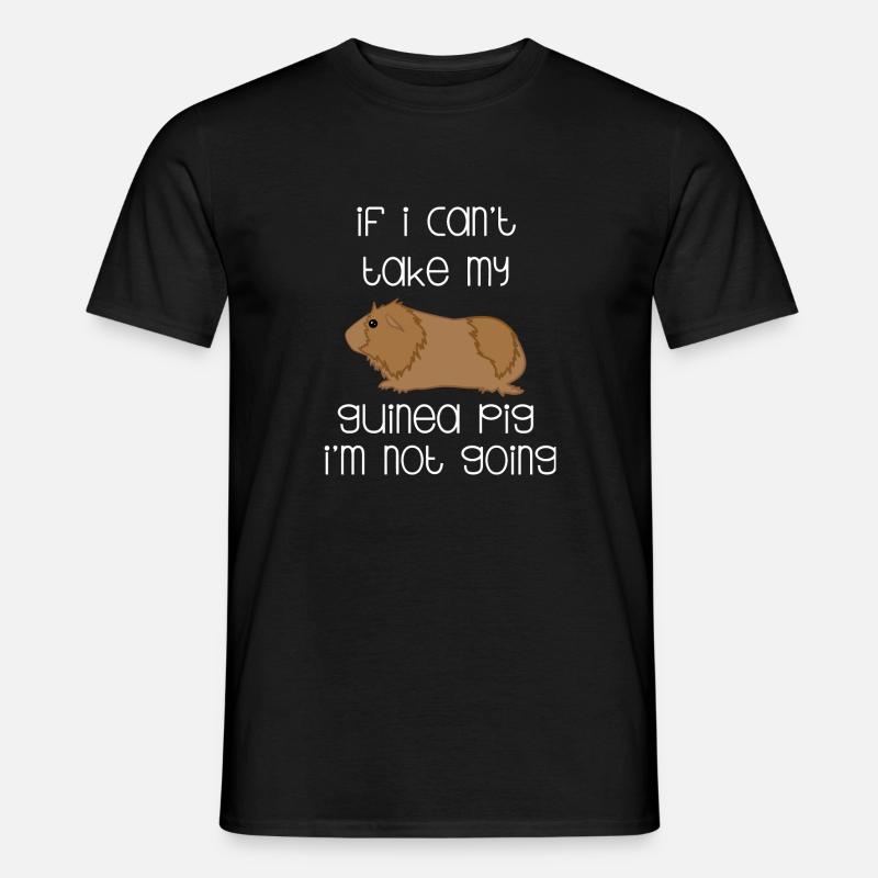 Cochon d'Inde - Cochon d'Inde - Drôle - T-shirt homme - noir