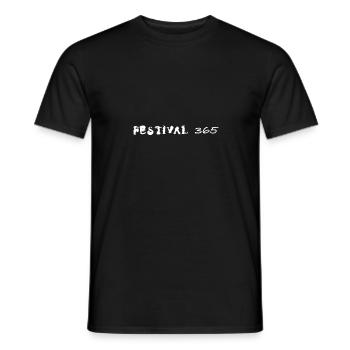 festival - T-shirt homme - noir - Devant - AI Model Male 178 light (178cm)