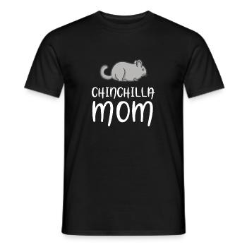 Chinchilla - Chinchillas - Chinchillamama - Männer T-Shirt - Schwarz - Vorne - AI Model Male 178 light (178cm)