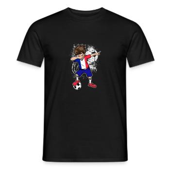  en France - T-shirt homme - noir - Devant - AI Model Male 178 light (178cm)