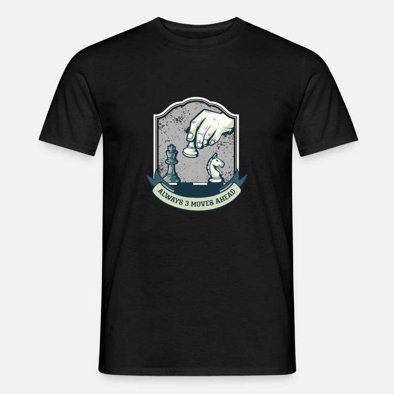 Toujours trois coups devant - Chess Sport Gift - T-shirt homme - noir