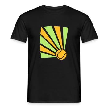 Tennis Explosion - Men's T-Shirt - black - Front - AI Model Male 178 light (178cm)