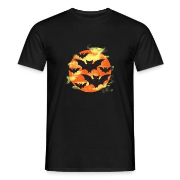 T-shirt chauve-souris - T-shirt homme - noir - Devant - AI Model Male 178 light (178cm)