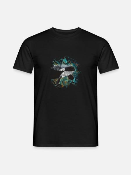 Killerwal - Männer T-Shirt - Schwarz