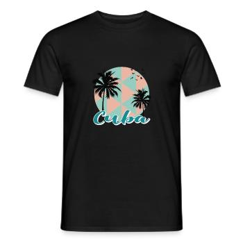 Kuba Karibik Urlaub Kreuzfahrt - Männer T-Shirt - Schwarz - Vorne - AI Model Male 178 light (178cm)