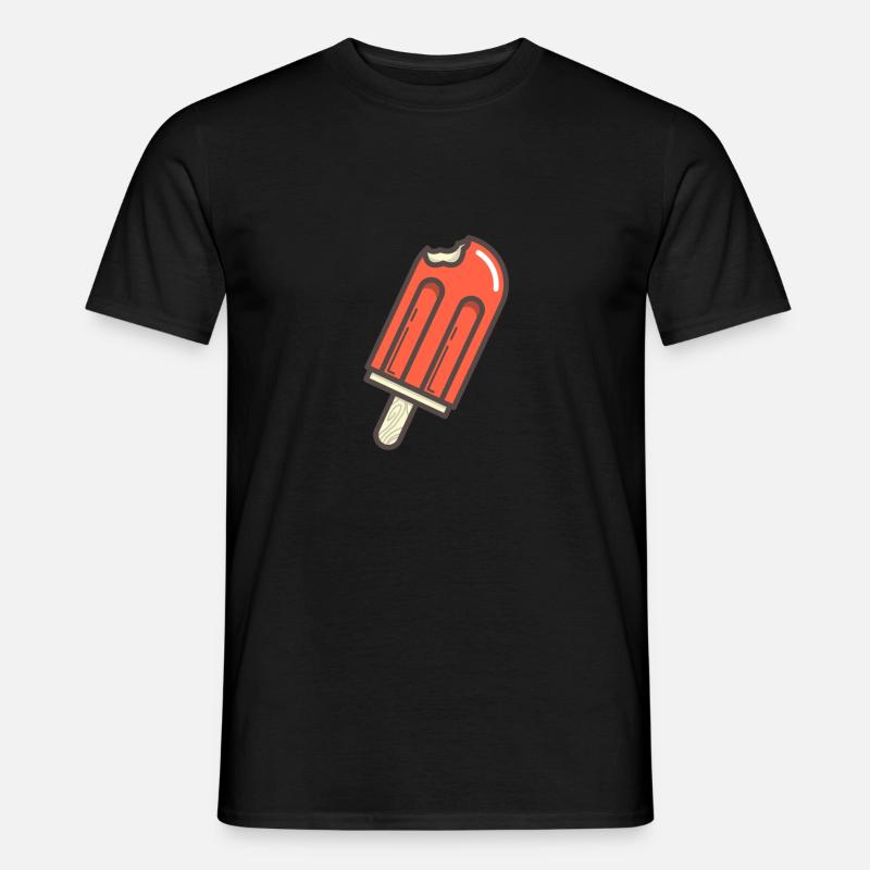 Endlich wieder Sommer - Eiscreme - Geschenk - Männer T-Shirt - Schwarz