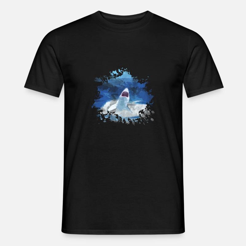 Hai - Männer T-Shirt - Schwarz