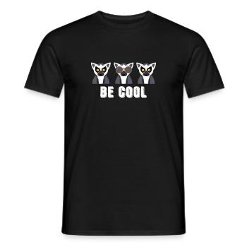Lemur - Lemurs - Lemurs T-Shirt - Soyez cool - T-shirt homme - noir - Devant - AI Model Male 178 light (178cm)