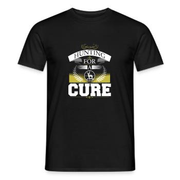 Hunting for a cure - Männer T-Shirt - Schwarz - Vorne - AI Model Male 178 light (178cm)