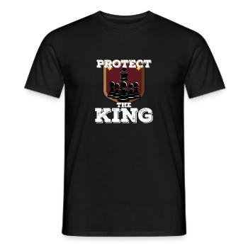 chess - Men's T-Shirt - black - Front - AI Model Male 178 light (178cm)