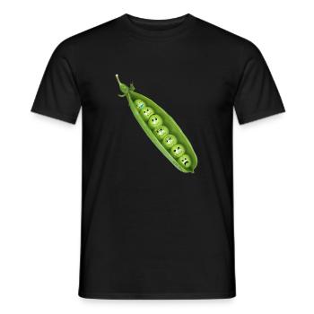 Pois - T-shirt homme - noir - Devant - AI Model Male 178 light (178cm)