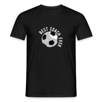 Fußball-Trainer Bester Trainer überhaupt Fußball-G - Männer T-Shirt - Schwarz - Vorne - AI Model Male 178 light (178cm)