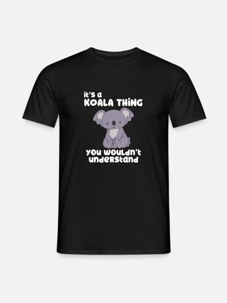 Koala - Koalas - Koala T-Shirt - Gift - Men's T-Shirt - black