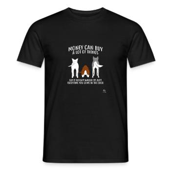 Lustige Hunde Hund Geschenk - Männer T-Shirt - Schwarz - Vorne - AI Model Male 178 light (178cm)