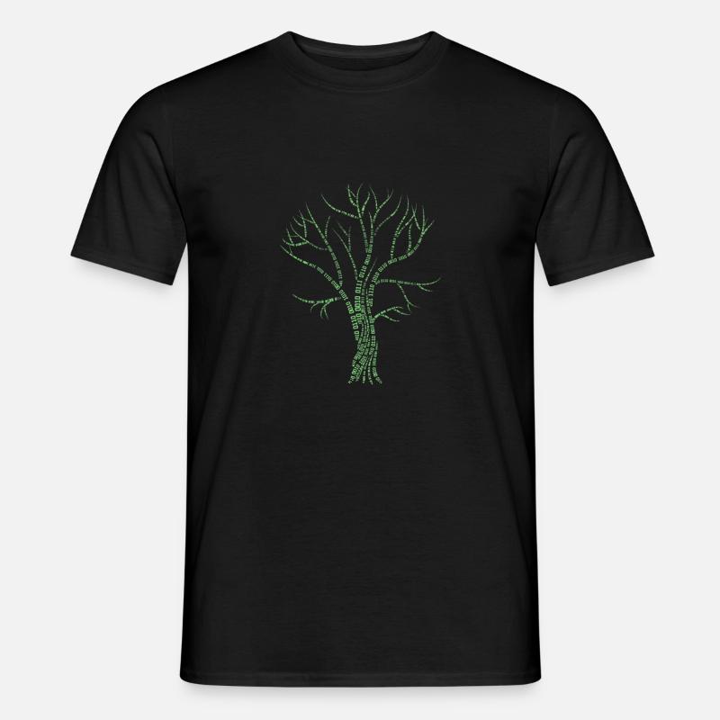 0 und 1 Programmierer Binärcode Binär Shirt - Männer T-Shirt - Schwarz