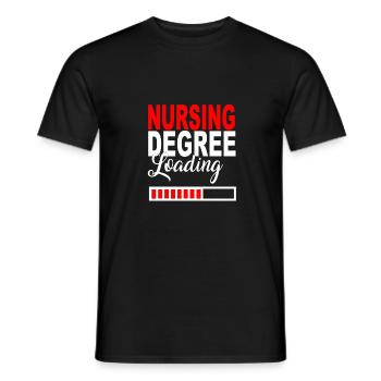 Degré d'allaitement Chargement de t-shirt cadeau - T-shirt homme - noir - Devant - AI Model Male 178 light (178cm)