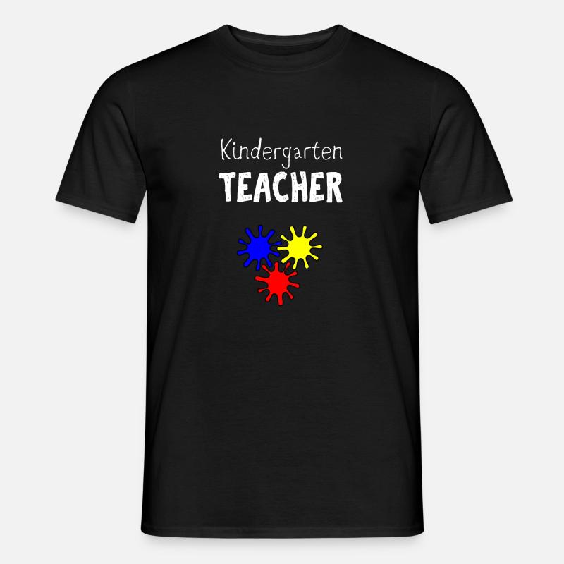 Kindergarten - Männer T-Shirt - Schwarz