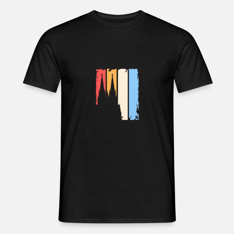 Vinatge Ko ln - Männer T-Shirt - Schwarz