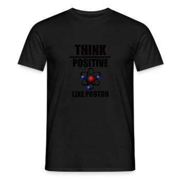 Physics shirt gift - Men's T-Shirt - black - Front - AI Model Male 178 light (178cm)