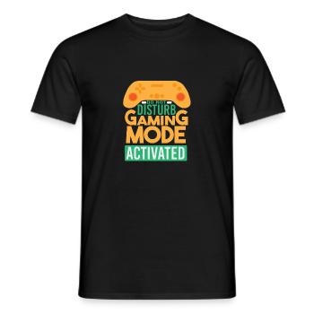 Gaming Fashion - Men's T-Shirt - black - Front - AI Model Male 178 light (178cm)