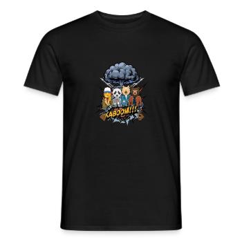 The Pet Team - Men's T-Shirt - black - Front - AI Model Male 178 light (178cm)