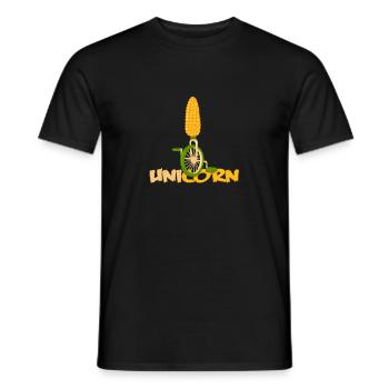 Einrad - Männer T-Shirt - Schwarz - Vorne - AI Model Male 178 light (178cm)