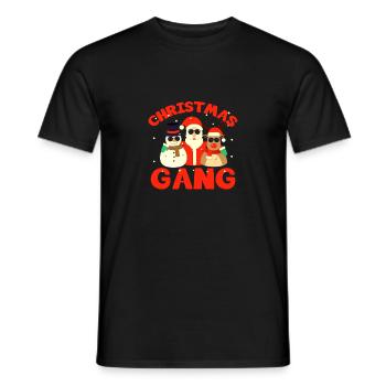 Matériel de Noël - T-shirt homme - noir - Devant - AI Model Male 178 light (178cm)