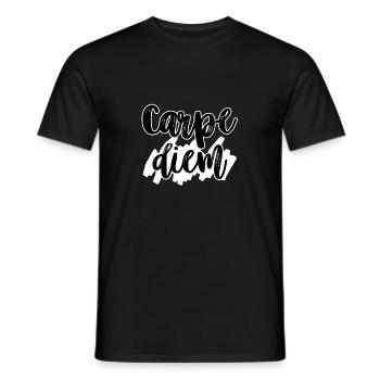 Carpe Diem - Men's T-Shirt - black - Front - AI Model Male 178 light (178cm)