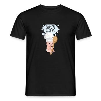 Chef Chef Cadeau Cuisine Cuisinier Cuisinier Cuisine - T-shirt homme - noir - Devant - AI Model Male 178 light (178cm)