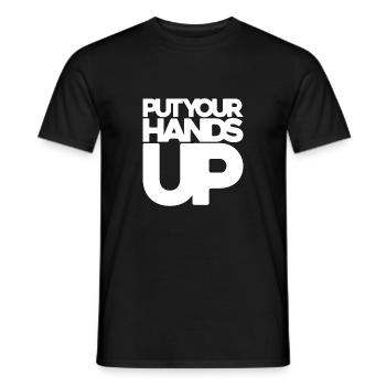 Faites votre cadeau de concert de musique - T-shirt homme - noir - Devant - AI Model Male 178 light (178cm)