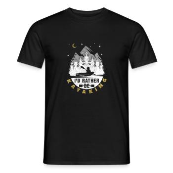 Je ferais plutôt du kayak - T-shirt homme - noir - Devant - AI Model Male 178 light (178cm)